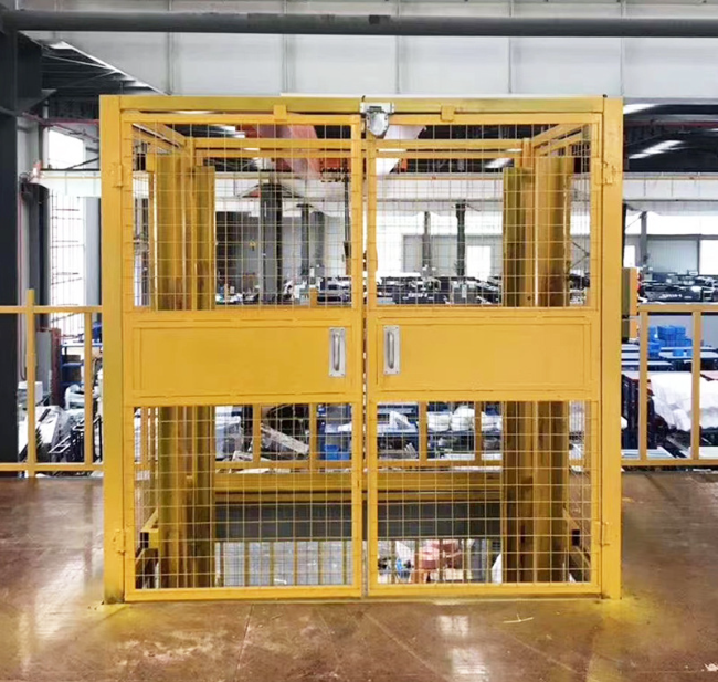 绵阳智能导轨式升降机亮相